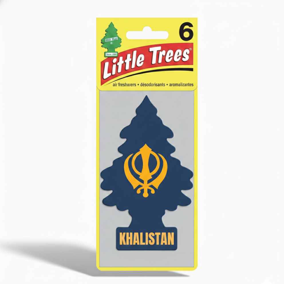 Khalistan Air Freshener (Black Ice)