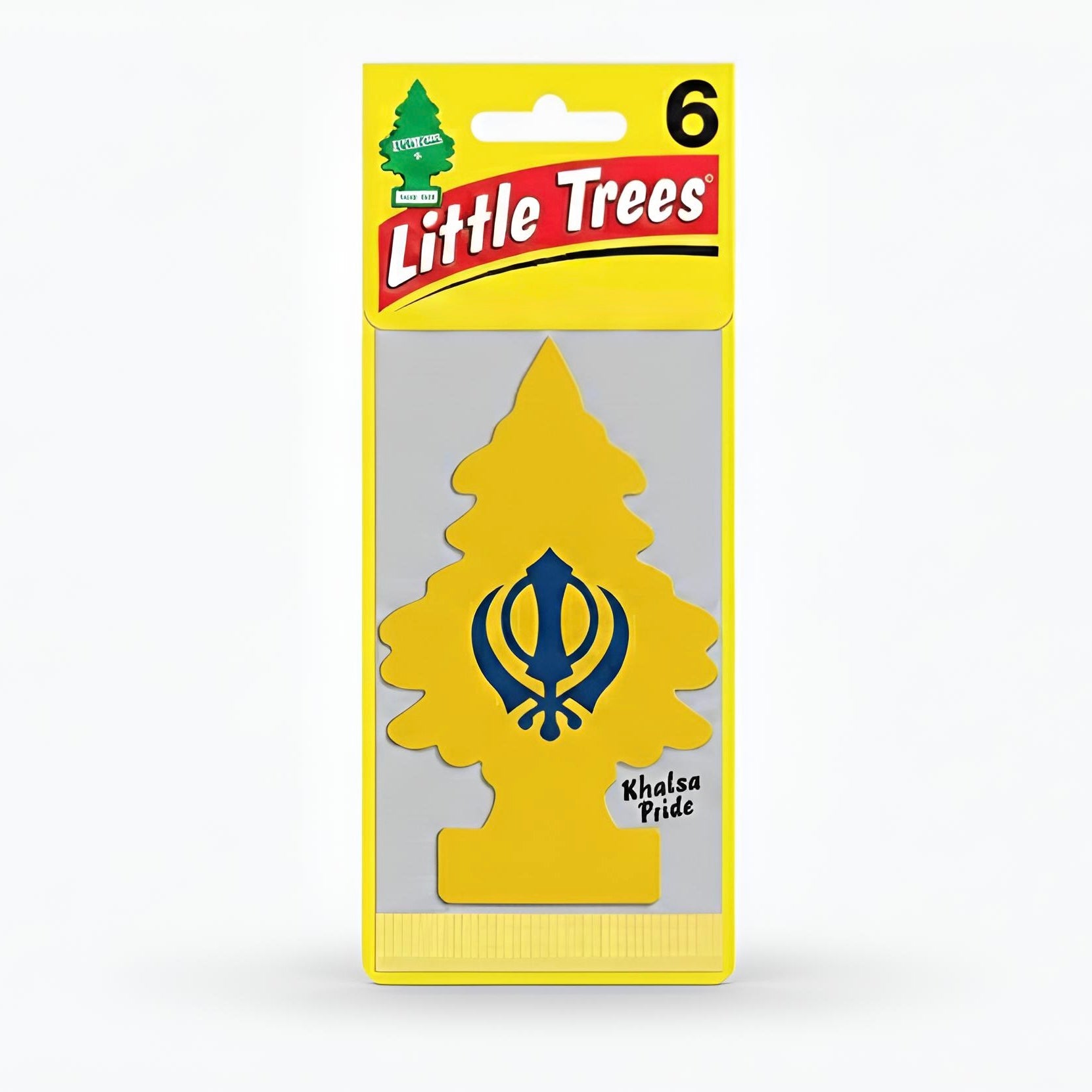 Khalsa Air Freshener | Black Ice | 6 pack